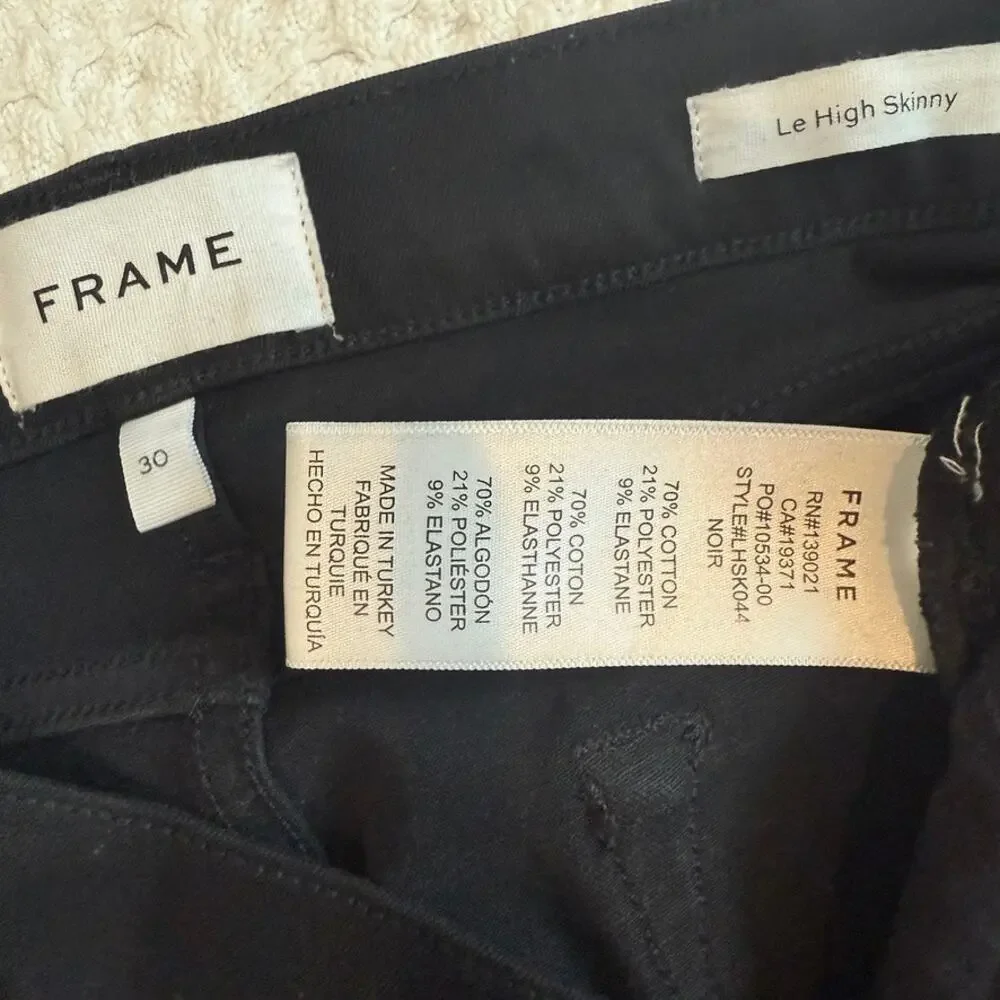 new Frame 30 Le High Skinny Film Nior stretch pants P3 2493